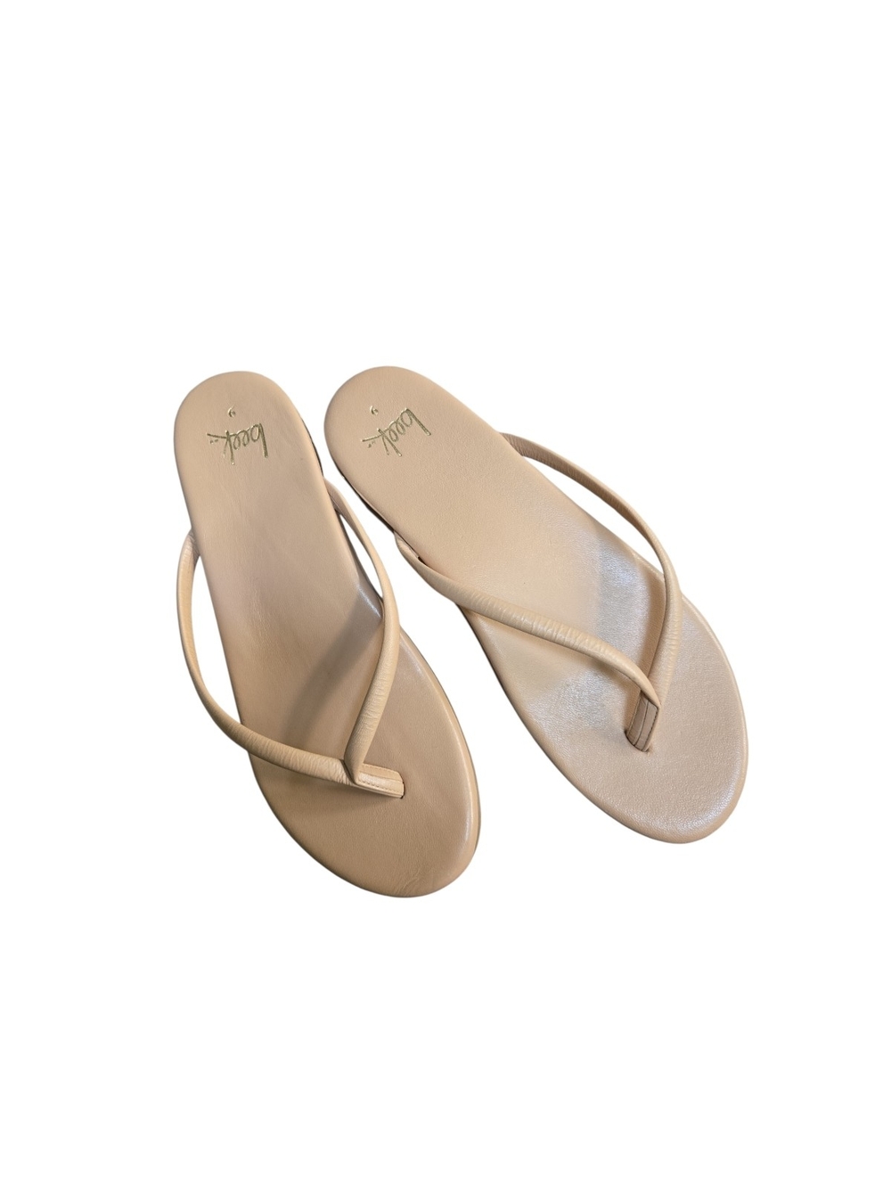 BEEK Sand Leather Minimalist Thong Sandals Size 9